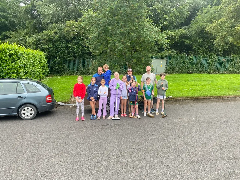 Edging and Sweeping in Silverlawn around Blackwater Park
